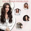 SEGOHAIR One Piece Clip In Hair Extensions 20Inch Curly Long