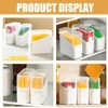 Alipis Cheese Storage Container for Fridge, 2Pcs Sliced Cheese Holder