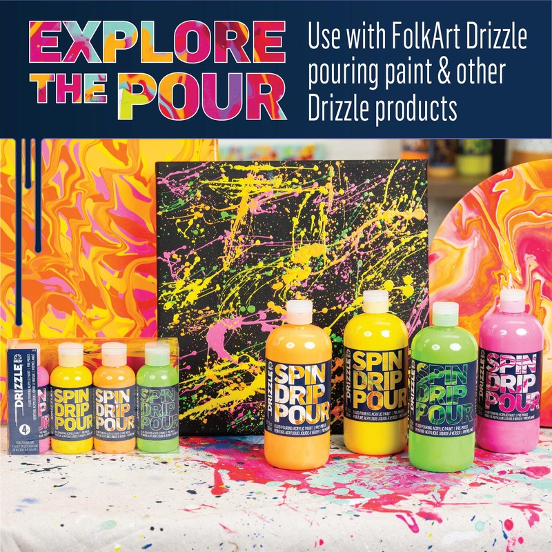 FolkArt Drizzle, Easy to Use Foam Blasters Perfect for DIY