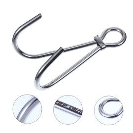 Toddmomy 1pc 316 Double Hook Stainless Steel s Hooks Metal s Hooks Scuba Diving Reef Hook Grappling Hook Anti- Lost Reef Hook Dual Hook Diving Equipment Steel Scuba Diving Hooks Silver