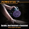 POWERTEC PRO 50PK, 5 Inch Sanding Discs Hook and Loop,