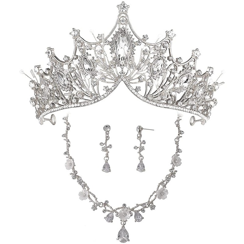 Tiara Crystal Crown for Bridal, Princess Tiara Wedding Tiara Crown