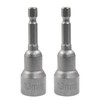 Cjueiom 2pcs 1/4" Quick-Change Hexagon Socket, 13mm Metric Nut Drivers