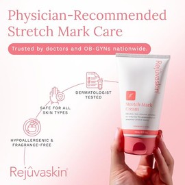 Rejuvaskin Crema Antiestrías Resolve 90ml - Tratamiento Intensivo para Estrías - Previene y Reduce Cicatrices de Embarazo y Peso