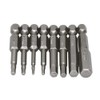 Bestgle 8Pcs Hex Head Allen Key Bit Set, 50mm Metric