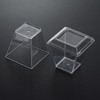 EURO CLASSIC Plastic Mini Dessert Cups/Dessert Bowls with Lids -