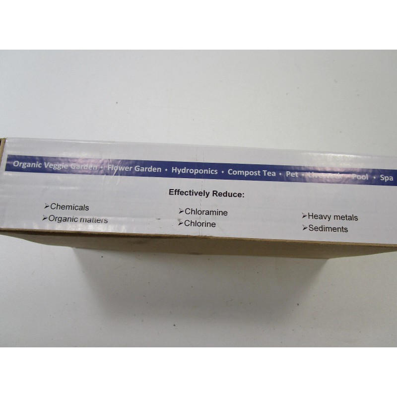 Envig 2 Catalytic Carbon KDF55 Inline Garden Hose Filter Hydroponics