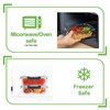 HOMBERKING 10 Pack Glass Meal Prep Containers with Locking Lids,