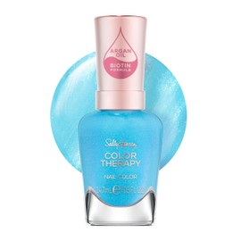 Sally Hansen Color Therapy™, Pacific Please, Argan Oil, Long Lasting, Healthy Nails, Blue Nail Polish