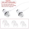 15 Pairs Silicone Ear Bud Replacement Pieces Earbuds Ear Tips