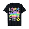 Let's Pop-it I'm turning 5 Colorful 5th Birthday Girl T-Shirt