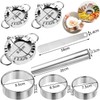 Wonton Dumpling Maker, Stainless Steel Wonton Cookie Cutter, Dumpling Maker,