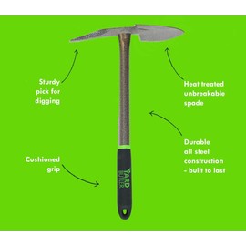 Yard Butler Terra Planter - Garden Trowel Hand Tool - Hand Shovel for Gardening & Lawn Care - Dual Action Gardening Hand Tool - Durable Gardening Accessory