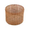 Aspen Creative 31604, Drum Spider Lamp Shade, Natural Rattan, 12"