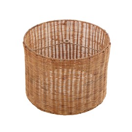 Aspen Creative 31604, Drum Spider Lamp Shade, Natural Rattan, 12" Top x 12" Bottom x 9" Height