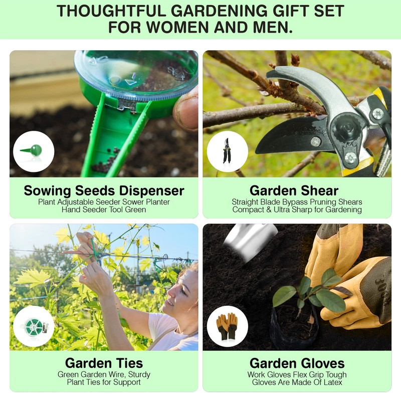 Natury Garden Tools Set – Premium Stainless Steel Gardening Hand