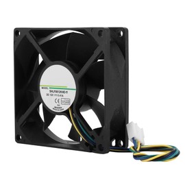 SHLF0812KHE-11 Fan, DC 12 V PWM Control Replacement Fan, 4000 RPM 4 Pin Connector Radiator Fan for Case Cooling, CPU Heatsink, Water Cooling, Slot Machine Cooling