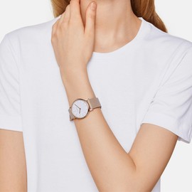 Liebeskind Berlin women's analogue quartz watch with leather armband, Strap