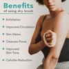 BEAUTY BY EARTH Dry Brushing Body Brush for Lymphatic Drainage