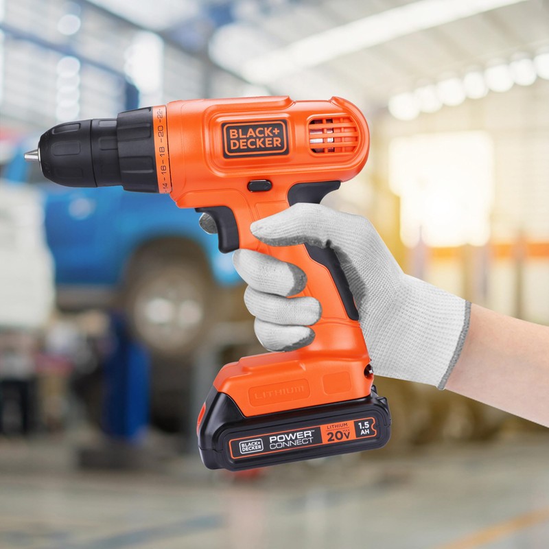 BLACK+DECKER 20V MAX Drill & Home Tool Kit, 34 Piece