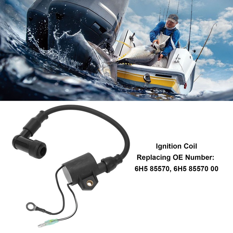 Engine Ignition Coil 6H5 85570 00 Stable Performance Ignition Coil