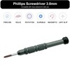 Phillips Screwdriver #0 3.0mm PH 0, Small Screwdriver, Magnetic, Lightweight,