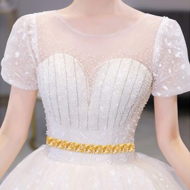 1Yard*3cm Rhinestone Diamond Crystal Ribbon Sparkling Bling Ribbons Roll Banding Belt Wrap Accessories Decorations Y1255 (Gold)