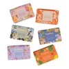 PAINT & PETALS Scented Bar Soap Set with 6 Different