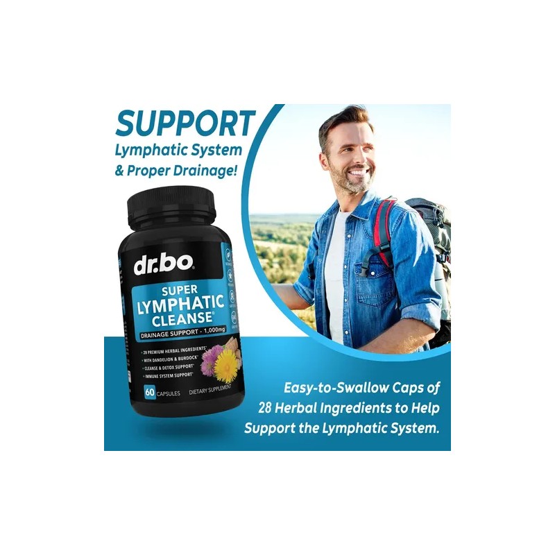 Dr. Bo Drenaje Linfático Herbal 60 Cápsulas