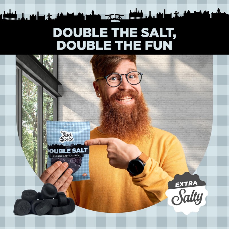 Gustaf's Dutch Licorice Double Salt Coins - 5.2oz Bag -