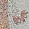 Calcomanías de uñas en relieve 5D, calcomanías autoadhesivas de alta
