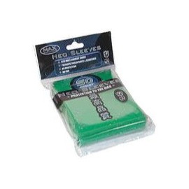 Max Protection Trading Game Card Sleeves Neo Diamond Green 50 Count