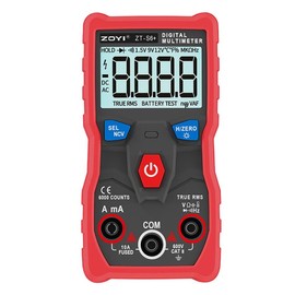 ZOYI ZT-S6+ Smart Multimeter: Auto-Ranging, Non-Contact Voltage Testing, Backlit Display, Ideal for Hobbyists, Car Owners, and Home Use, Compact and Lightweight Design