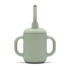 Lalo Little Cup, Non-Toxic Silicone Straw Cup with Handles -