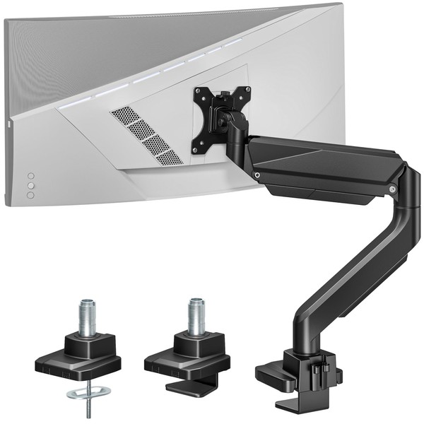 ARES WING Single Monitor Arm, Heavy Duty Monitor Mount for