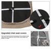 Genina Seat Covers for Dining Room Chair Seat Slipcovers Kitchen