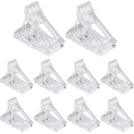 10 Stücke Nagel Werkzeug Clip, Nagel Werkzeug Clip, Transparente Nagelspitzen Clip, Nagel Tips Clips Nagelklammern für Poly Gel Nagelverlängerung