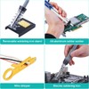 Soldering Iron Kit, 60W Adjustable Temperature 200-480℃ Welding Tools, 27Pcs