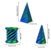 ASQzhuLIWing 3pcs Impossible Cone 3D Printed Spiral Conical Fixed Toy