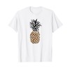 Cute Leopard Print Pineapple vintage retro pattern T-Shirt