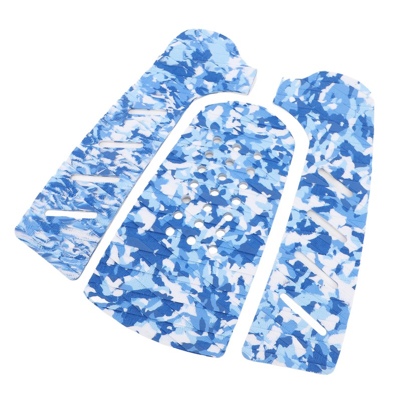 3pcs EVA Surfboard Deck Traction Pad Non Slip Grip Double