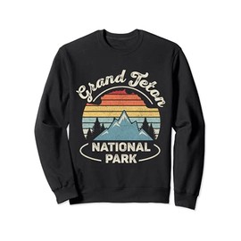 Vintage Retro Grand Teton National Park Sweatshirt