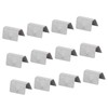 12pcs Stainless Steel Wind and Rain Deflector Clips for HEKO