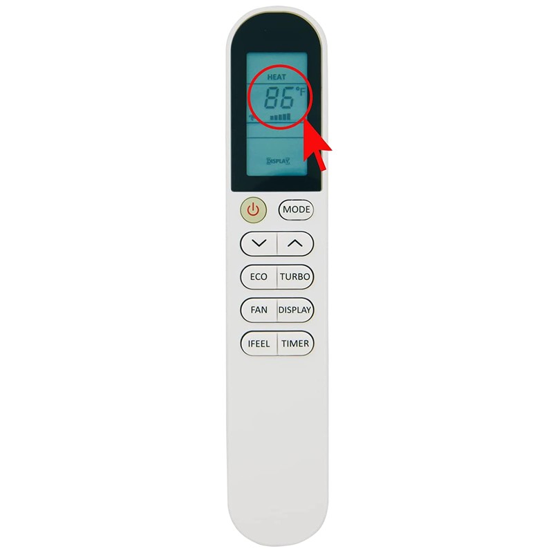 Replacement Remote Control for Denali Aire 1DAC6K 1DAC10K 1DAC12K 1DAC15K