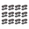 sourcing map Chain Main Link Roller 1/2 Inch Carbon Steel