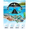 Zenoplige Mask Fins Snorkel Set, Snorkeling Gear for Adults, Panoramic