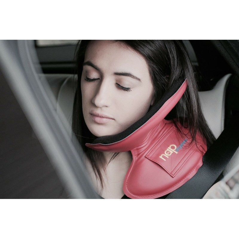 NapAnywhere Award Winning Alternative Head Support Travel Pillow Blue