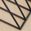Desktop Organizer Rack Rustproof Simple Triangle Geometric Iron File Holder