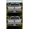Fit RAM Rear Tailgate American Flag Emblem, ABS American Flag