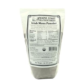 Irish Moss Powder - Wild Atlantic - Organic Seaweed - 1 Pound